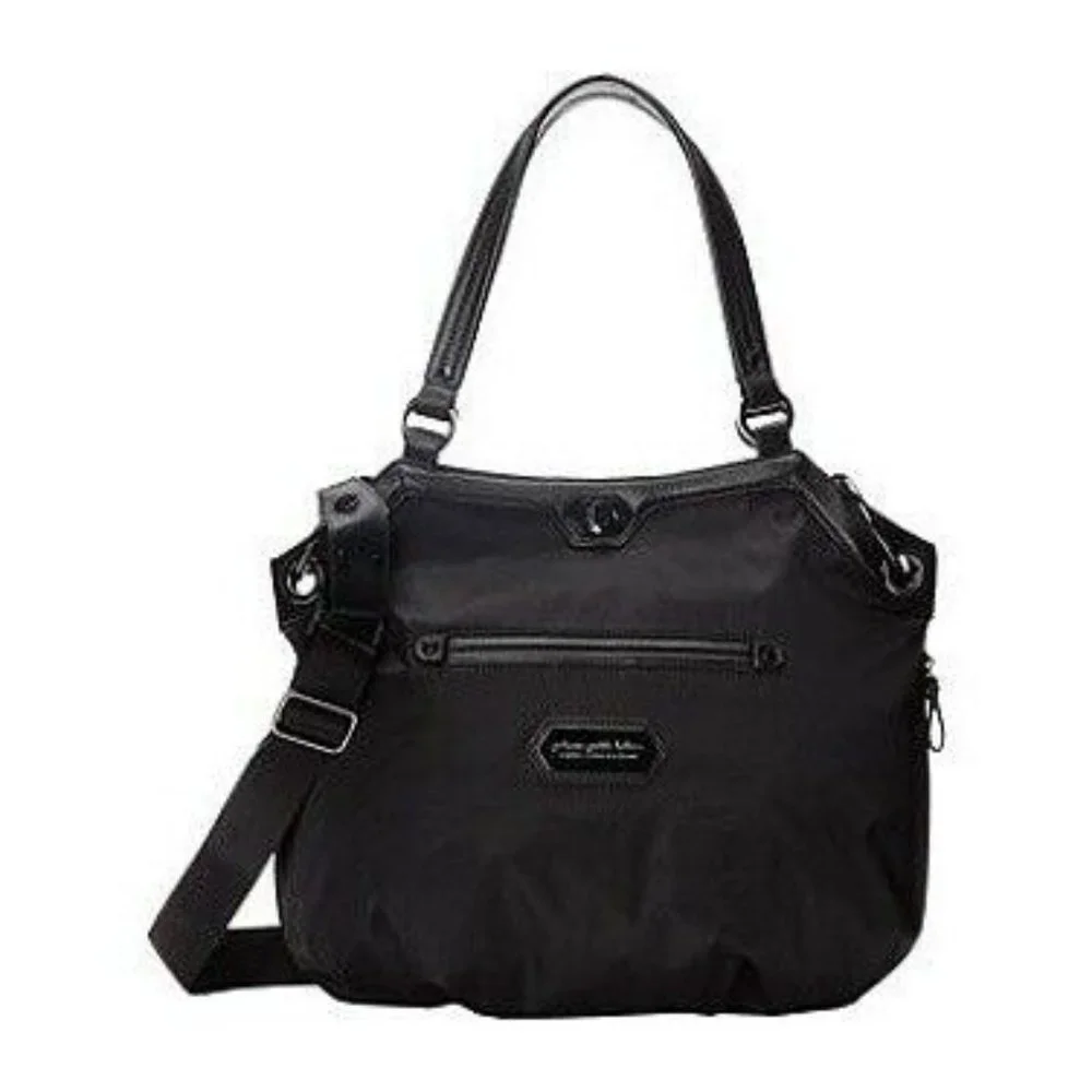 Petunia Pickle Bottom $320 Halifax Hobo Black Chai Tea Cake Baby Bag Pad NWOT !